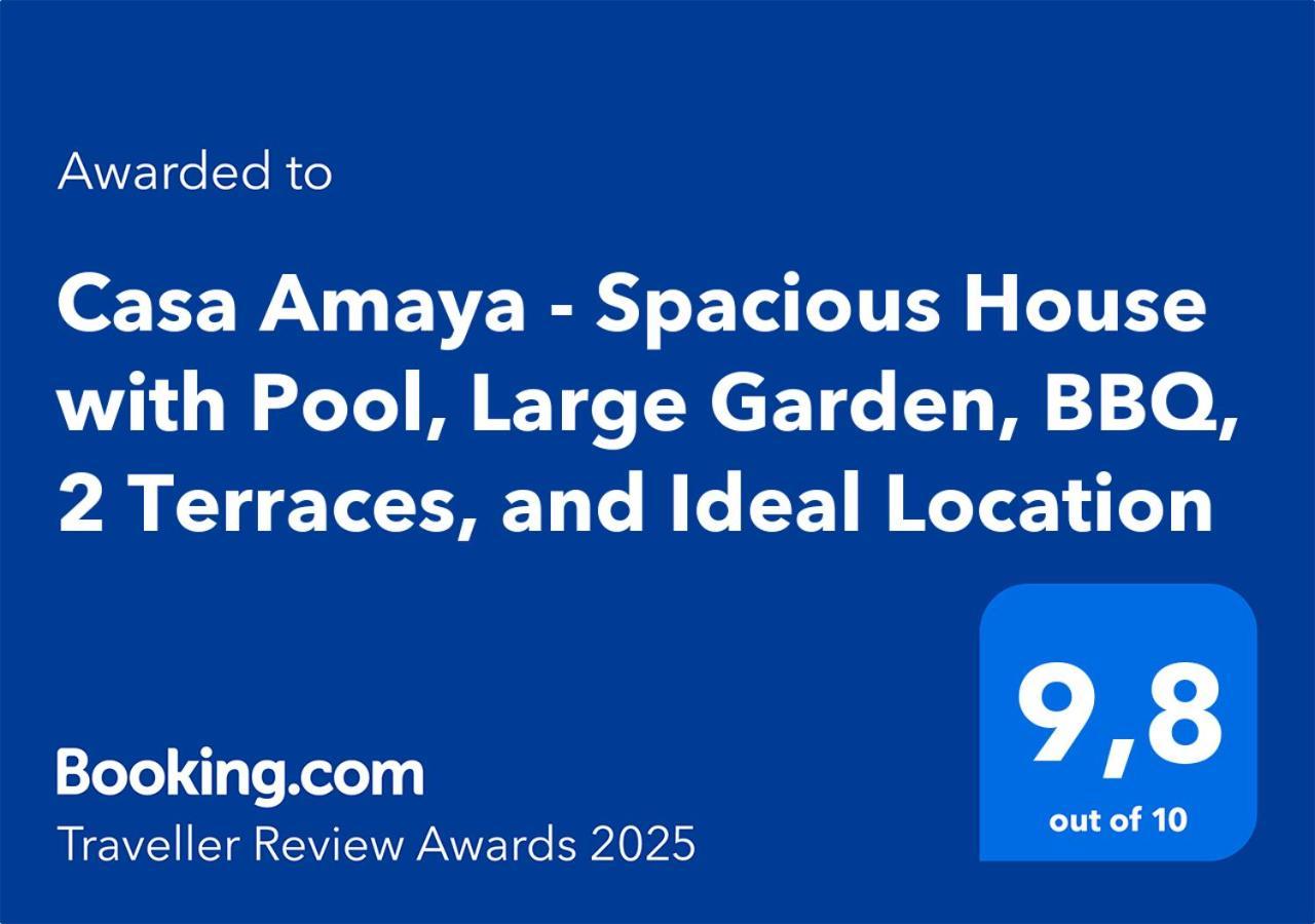 Casa Amaya - Spacious House With Pool, Large Garden, Bbq, 2 Terraces, And Ideal Location El Charco  Extérieur photo